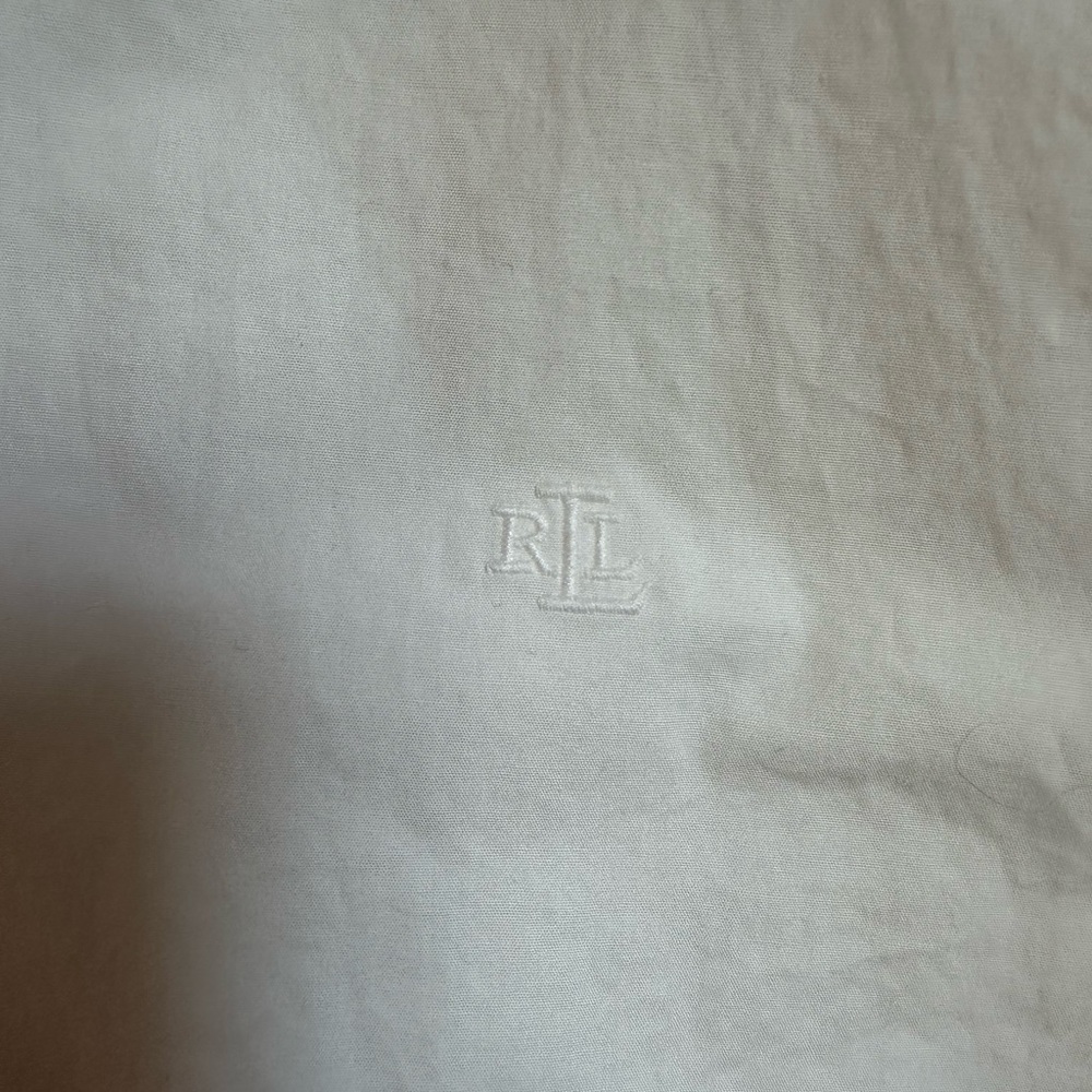 Lauren Ralph Lauren White Collared Button Shirt - Picture 3 of 4